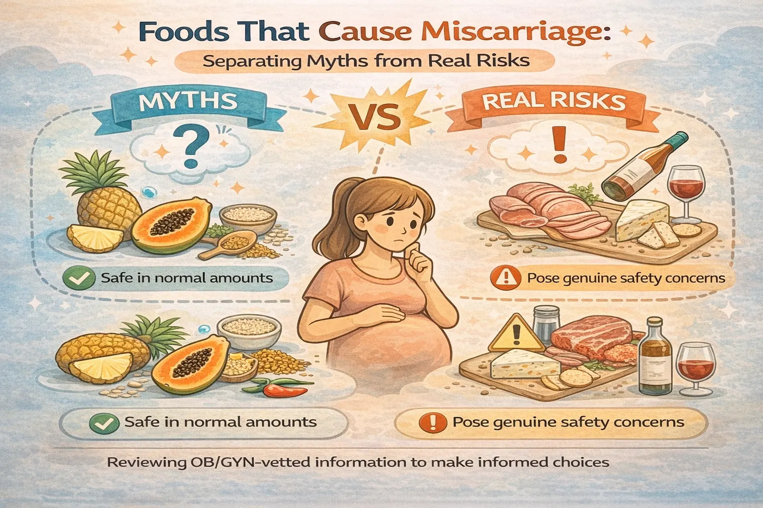 Foods & Miscarriage: Myths vs. Real Risks