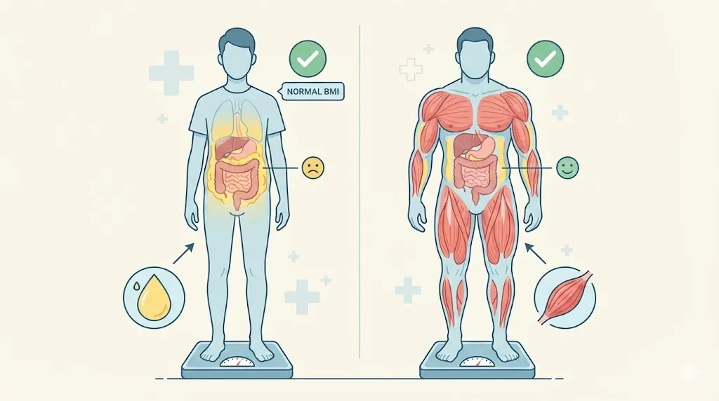 Why Your BMI Looks Normal but Your Body Fat Is High