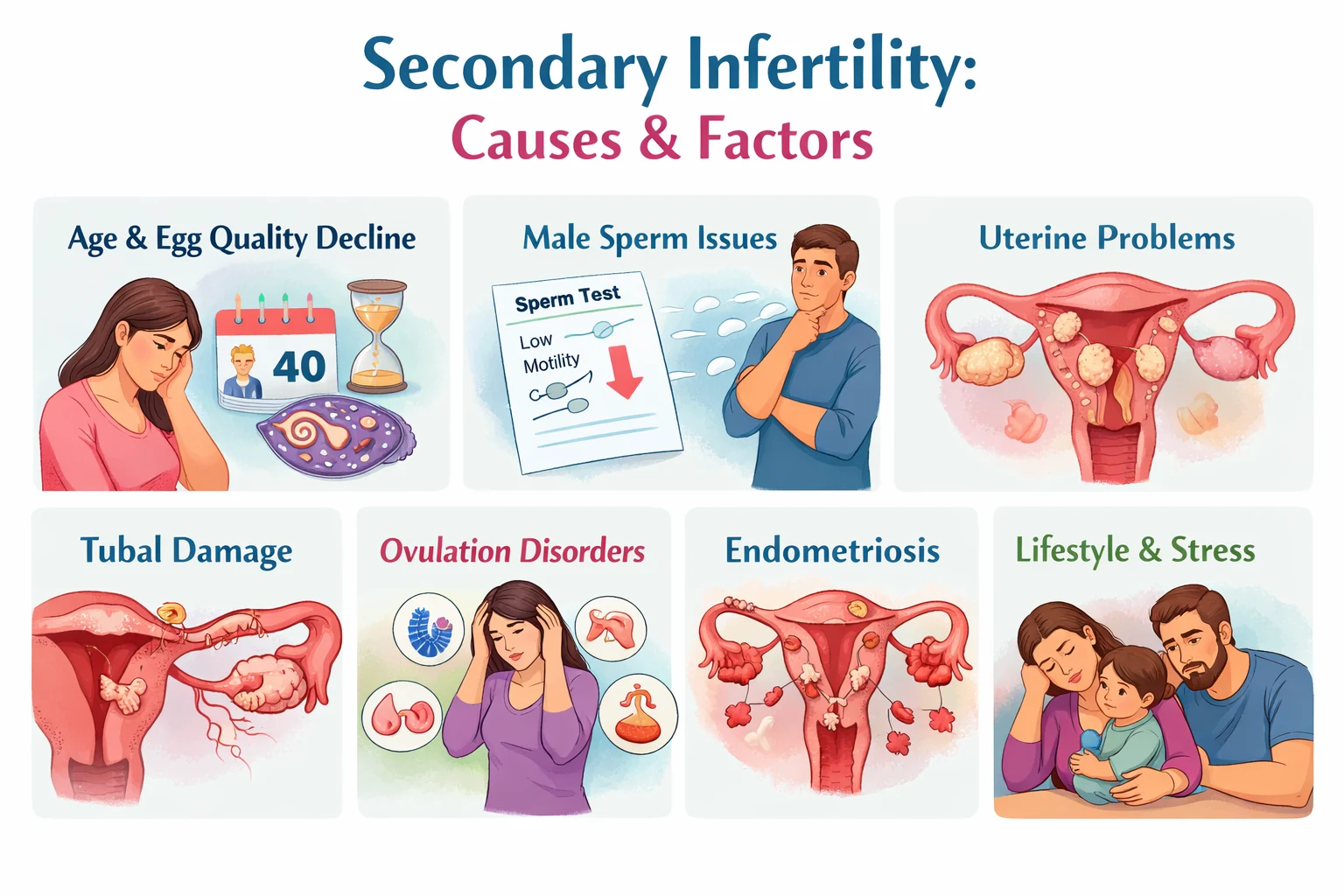 Secondary Infertility: Why Can't I Get Pregnant Again?