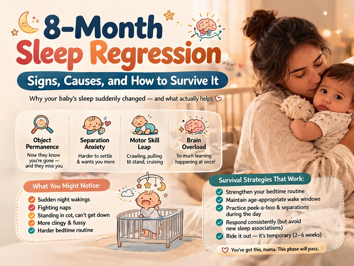 8-Month Sleep Regression: Signs & Survival Tips
